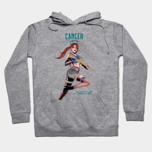 Cancer Hoodie by sffuma